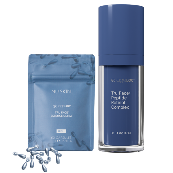 ageLOC Tru Face Peptide Retinol Complex + TFEU Refill Pouch Bundle