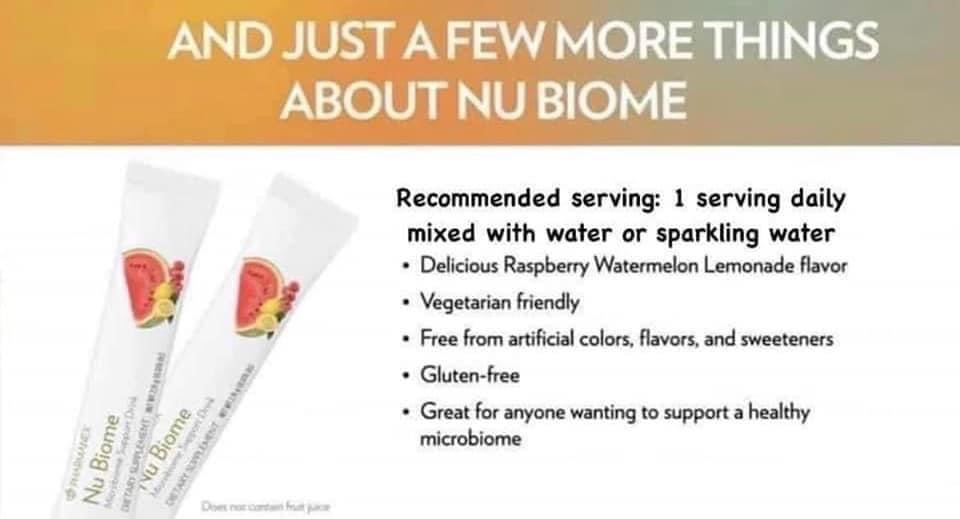Pharmanex Nu Biome Microbiome Support Drink