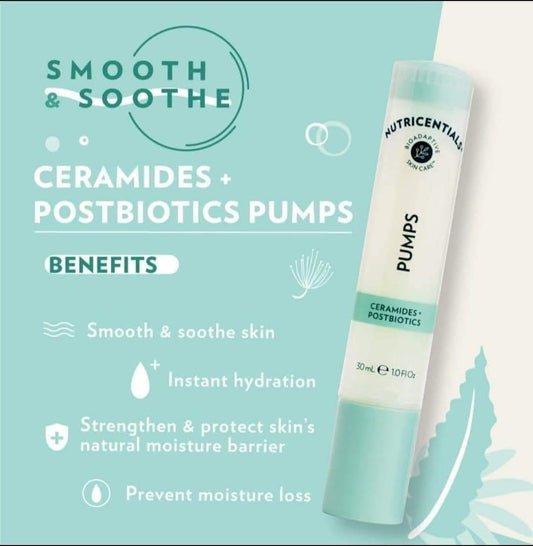 Nutricentials Ceramides + Postbiotics Pump