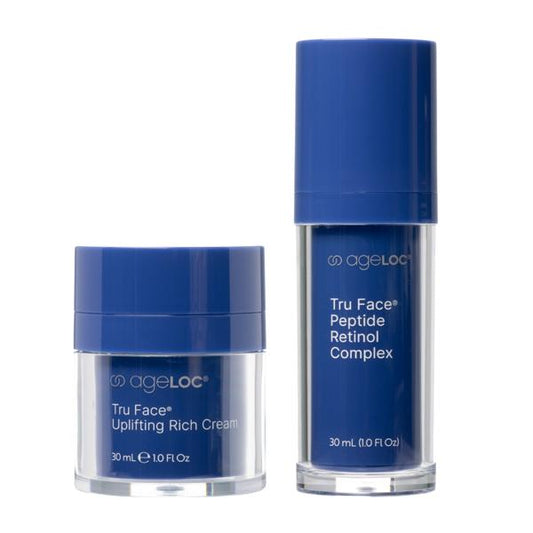 ageLOC Tru Face Peptide Retinol Complex + Uplifting Cream Bundle